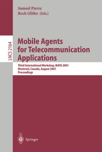 Enlarge image Cover: Mobile Agents for Telecommunication Applications - Springer