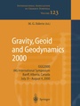 Cover: Gravity, Geoid and Geodynamics 2000 - Springer