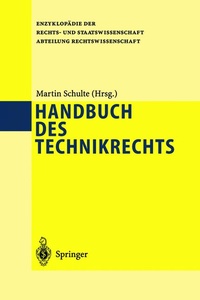 Bild: Handbuch des Technikrechts - Springer