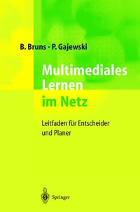 Enlarge image Cover: Multimediales Lernen im Netz - Springer