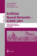 Cover: Artificial Neural Networks - ICANN 2001 - Springer