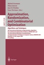 Cover: Approximation, Randomization and Combinatorial Optimization: Algorithms and Techniques - Springer