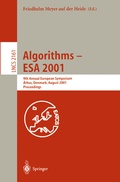 Cover: Algorithms - ESA 2001 - Springer