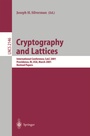 Cover: Cryptography and Lattices - Springer