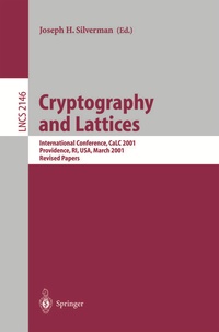 Enlarge image Cover: Cryptography and Lattices - Springer