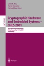 Cover: Cryptographic Hardware and Embedded Systems - CHES 2001 - Springer