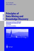 Cover: Principles of Data Mining and Knowledge Discovery - Springer