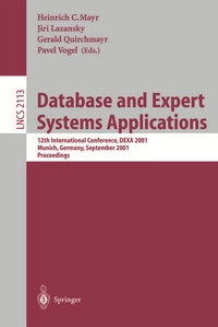 Enlarge image Cover: Database and Expert Systems Applications - Springer