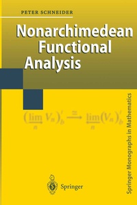 Abbildung von: Nonarchimedean Functional Analysis - Springer