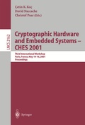 Cover: Cryptographic Hardware and Embedded Systems - CHES 2001 - Springer