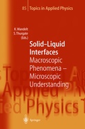 Cover: Solid-Liquid Interfaces - Springer