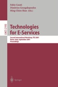 Cover: Technologies for E-Services - Springer