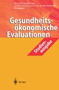 Cover: Gesundheits&ouml;konomische Evaluationen - Springer