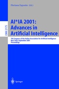 Cover: AI*IA 2001: Advances in Artificial Intelligence - Springer
