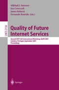 Cover: Quality of Future Internet Services - Springer