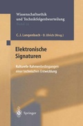 Cover: Elektronische Signaturen - Springer