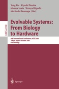 Cover: Evolvable Systems: From Biology to Hardware - Springer