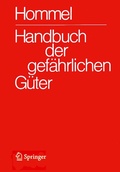 Bild: Handbuch der gef&auml;hrlichen G&uuml;ter. Merkbl&auml;tter 1613-2071 - Springer