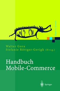 Abbildung von: Handbuch Mobile-Commerce - Springer