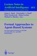 Cover: Formal Approaches to Agent-Based Systems - Springer