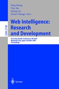 Cover: Web Intelligence: Research and Development - Springer