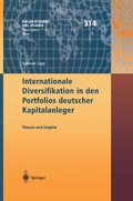 Cover: Internationale Diversifikation in den Portfolios deutscher Kapitalanleger - Springer