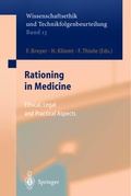 Cover: Rationing in Medicine - Springer