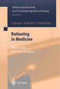 Cover: Rationing in Medicine - Springer