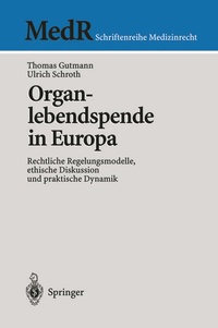 Abbildung von: Organlebendspende in Europa - Springer
