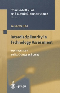 Enlarge image Cover: Interdisciplinarity in Technology Assessment - Springer