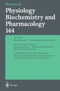 Cover: Reviews of Physiology, Biochemistry and Pharmacology - Springer