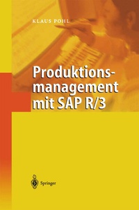 Enlarge image Cover: Produktionsmanagement mit SAP R/3 - Springer
