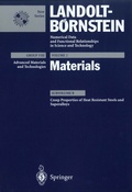 Cover: Creep Properties of Heat Resistant Steels and Superalloys - Springer