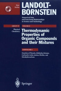 Abbildung von: Densities of Phenols, Aldehydes, Ketones, Carboxylic Acids, Amines, Nitriles, and Nitrohydrocarbons - Springer