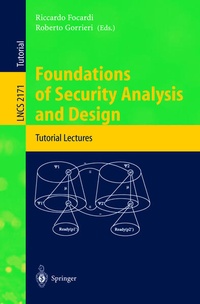 Enlarge image Cover: Foundations of Security Analysis and Design - Springer