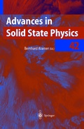 Cover: Advances in Solid State Physics - Springer