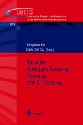 Cover: Variable Structure Systems: Towards the 21st Century - Springer