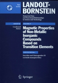 Abbildung von: Pnictides and Chalcogenides III (Actinide monopnictides) - Springer