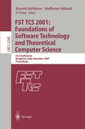Cover: FST TCS 2001: Foundations of Software Technology and Theoretical Computer Science - Springer