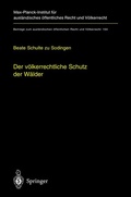 Bild: Der völkerrechtliche Schutz der Wälder - Springer