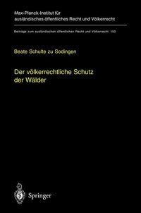 Bild: Der völkerrechtliche Schutz der Wälder - Springer