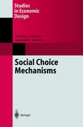 Cover: Social Choice Mechanisms - Springer