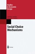 Cover: Social Choice Mechanisms - Springer