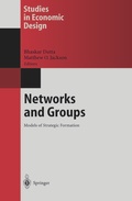 Cover: Networks and Groups - Springer