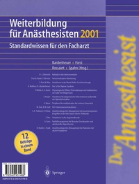 Abbildung von: Der Anaesthesist Weiterbildung für Anästhesisten 1997 - Springer