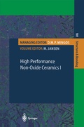 Cover: High Performance Non-Oxide Ceramics I - Springer