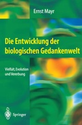 Cover: Die Entwicklung der biologischen Gedankenwelt - Springer