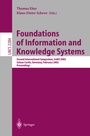 Cover: Foundations of Information and Knowledge Systems - Springer