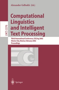 Abbildung von: Computational Linguistics and Intelligent Text Processing - Springer