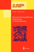 Cover: Thermal Nonequilibrium Phenomena in Fluid Mixtures - Springer